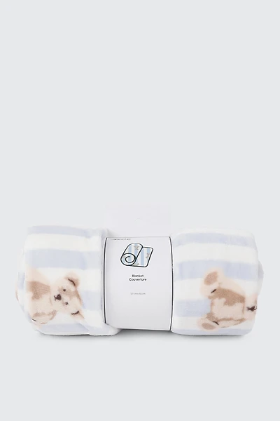 Teddy Bear Print Blanket