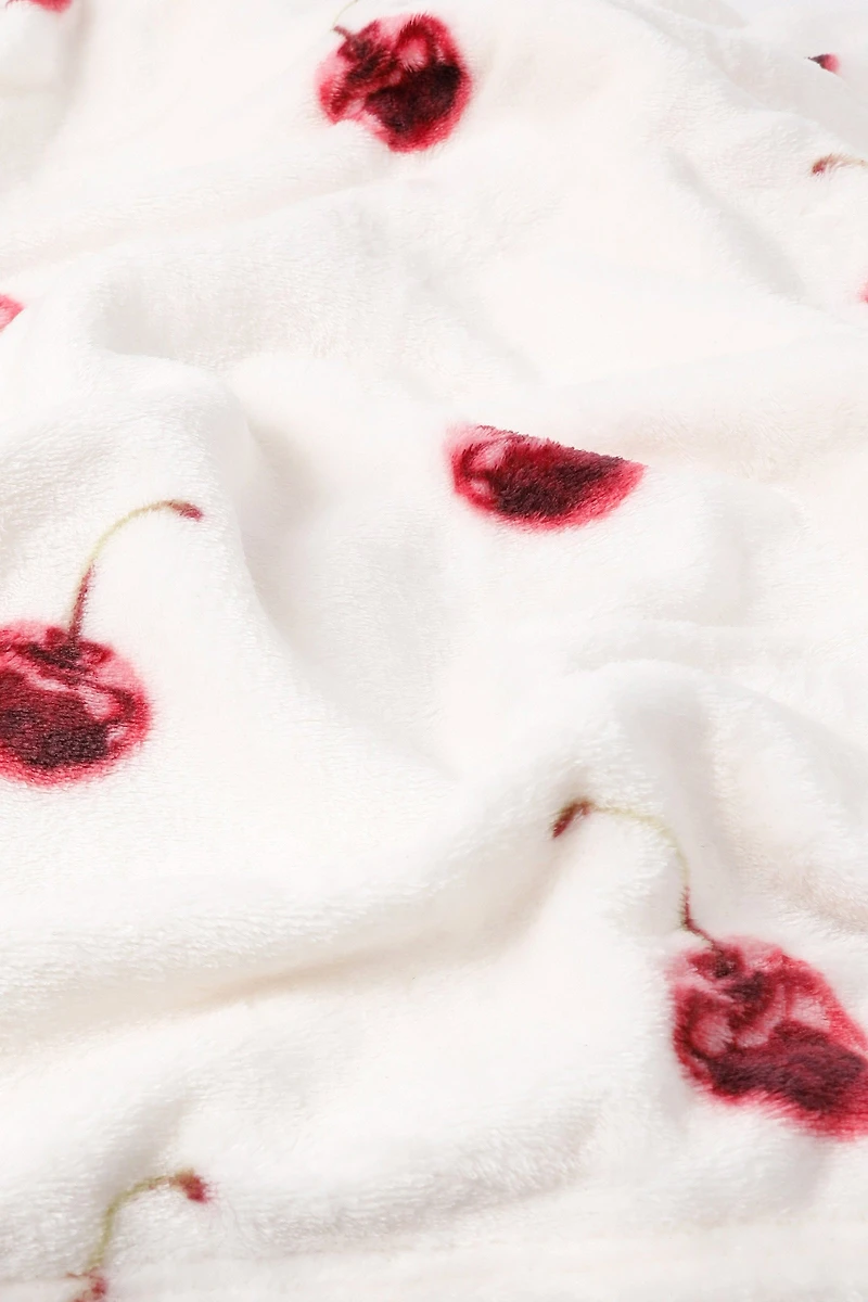 Cherry Print Blanket