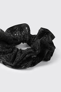 Lace Ruffle Scrunchie