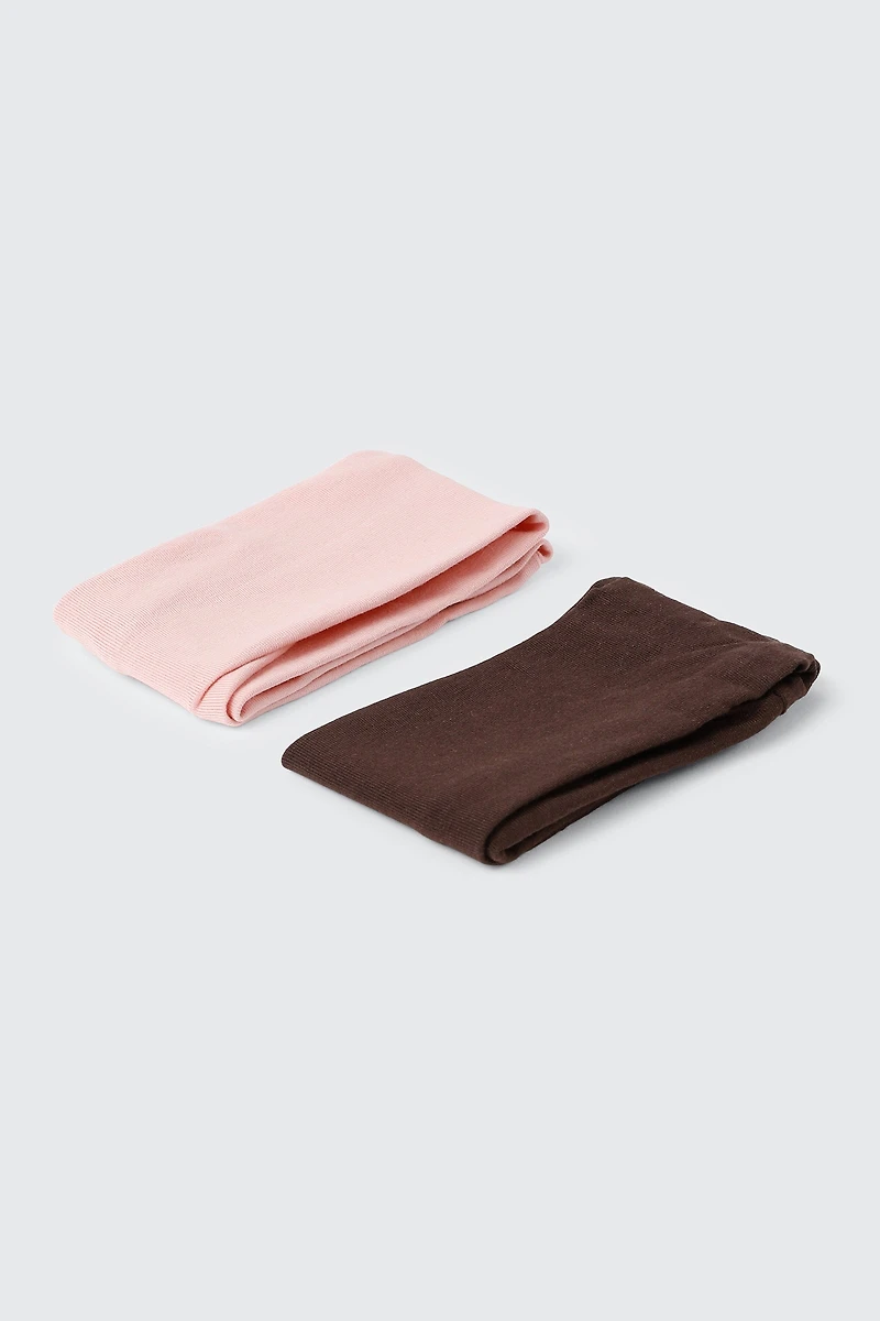 Lot de 2 bandeaux en tricot