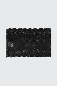 Bandeau large en dentelle
