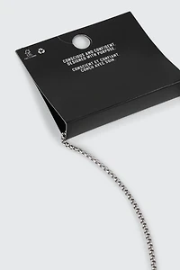 Collier en acier inoxydable avec croix