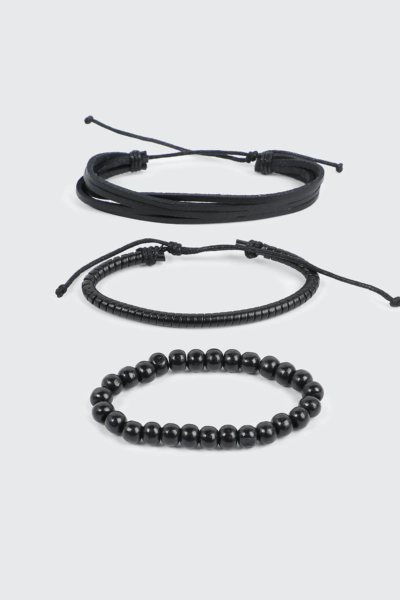 Bracelets perles ajustables