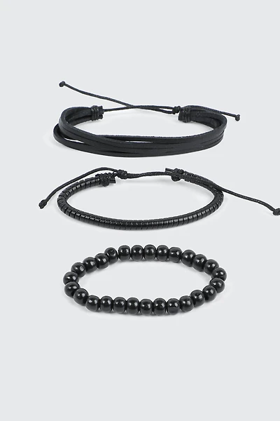 Bracelets perles ajustables
