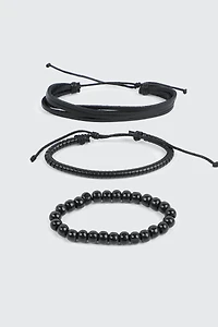 Bracelets perles ajustables