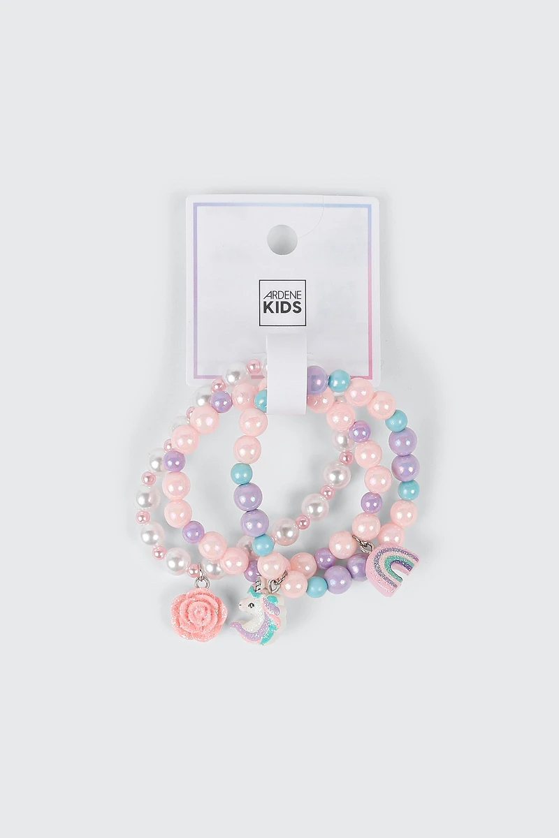 3-Pack Charm Bracelets