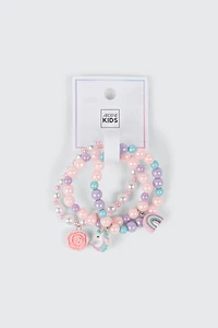 3-Pack Charm Bracelets