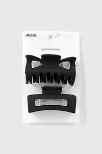2-Pack Butterfly & Rectangle Hair Claws