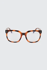 Lunettes carrées anti-lumière bleue