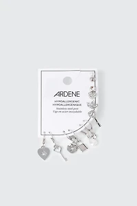 Lot de 12 boucles d’oreilles