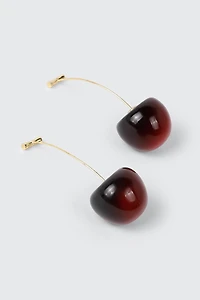 Boucles d'oreilles cerises