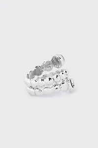 Twisted Beaded Ring with Stones