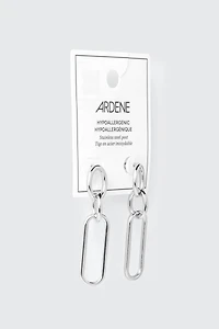 Double Link Drop Earrings