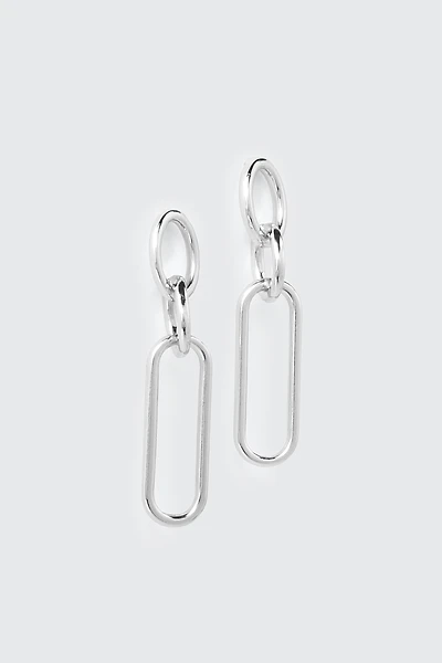 Double Link Drop Earrings