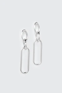 Double Link Drop Earrings