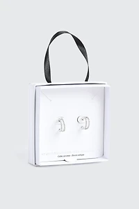 Boucles d'oreilles anneaux plaquées or 14K