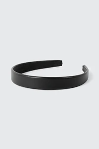 Thin Faux Leather Headband