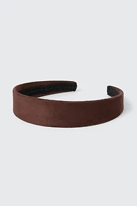 Faux Suede Wide Headband
