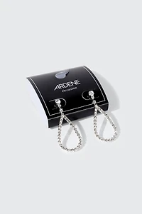 Boucles d'oreilles goutte à pierres du Rhin