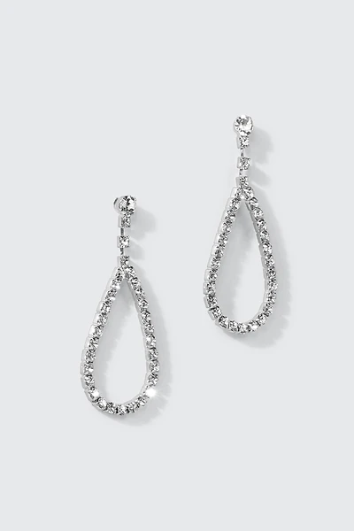 Boucles d'oreilles goutte à pierres du Rhin