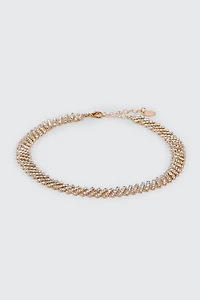 All Around Rhinestone Choker