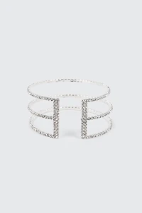 Bracelet 3 rangs à pierres du Rhin