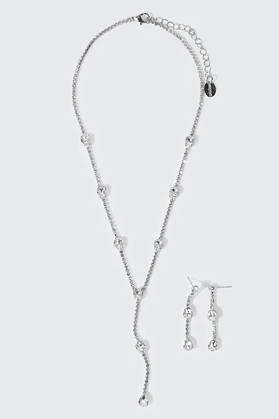 Ensemble de collier à strass