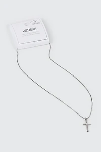 Collier croix en acier inoxydable