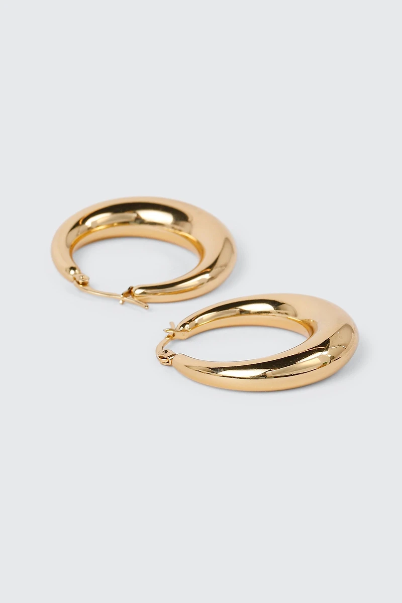 Anneaux plaqués or 14K 