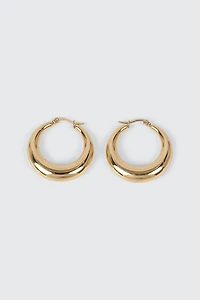 Anneaux plaqués or 14K 