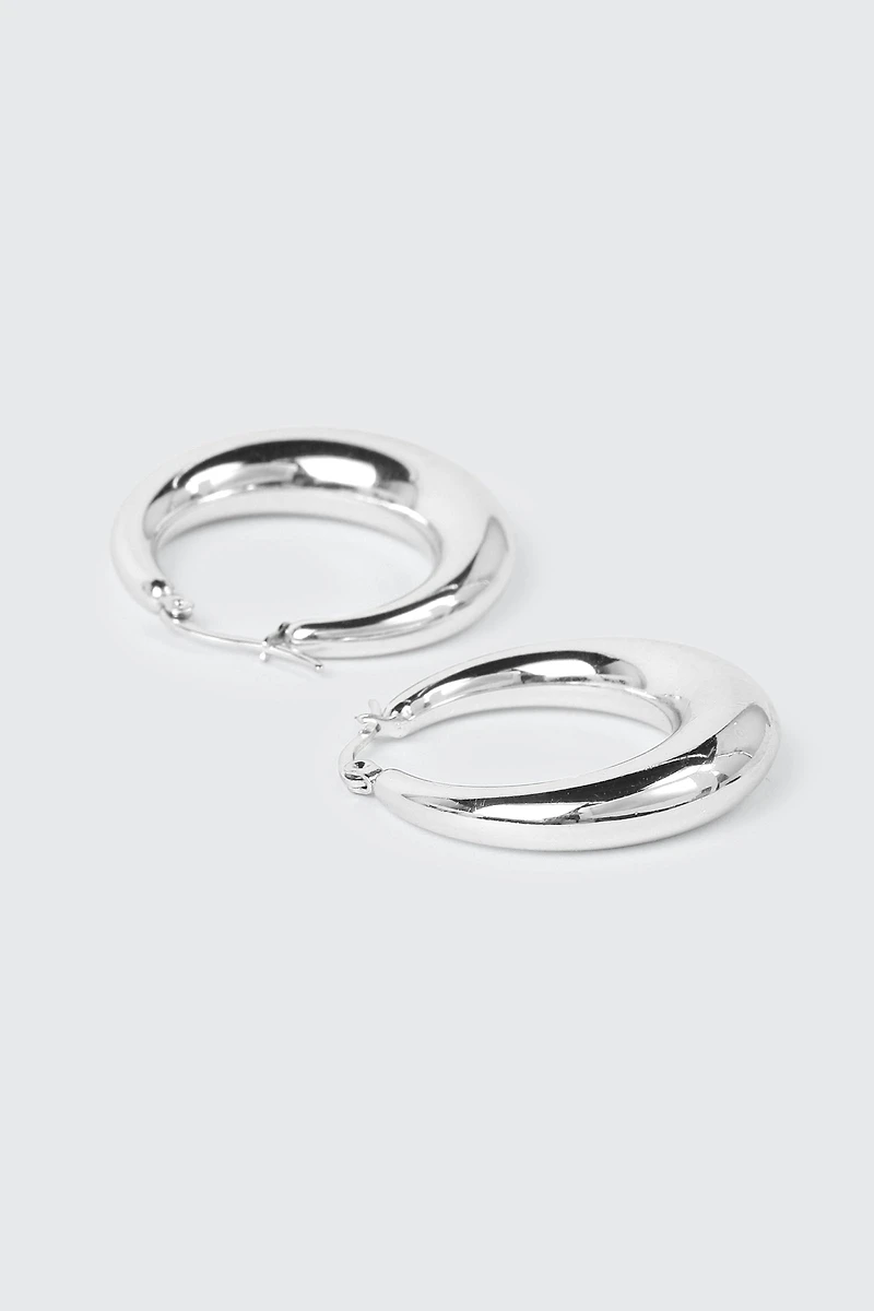 Stainless Steel Hoop Earrings