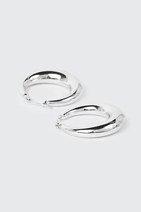 Stainless Steel Hoop Earrings