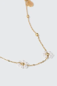 14K Gold Plated Daisy Necklace