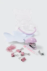 Ensemble de papeterie papillon