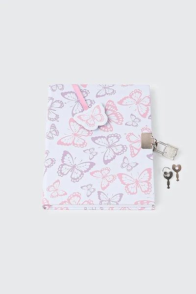 Butterfly Lock Notebook