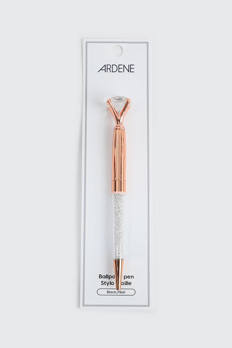 Crystal Topped Ballpoint Pen