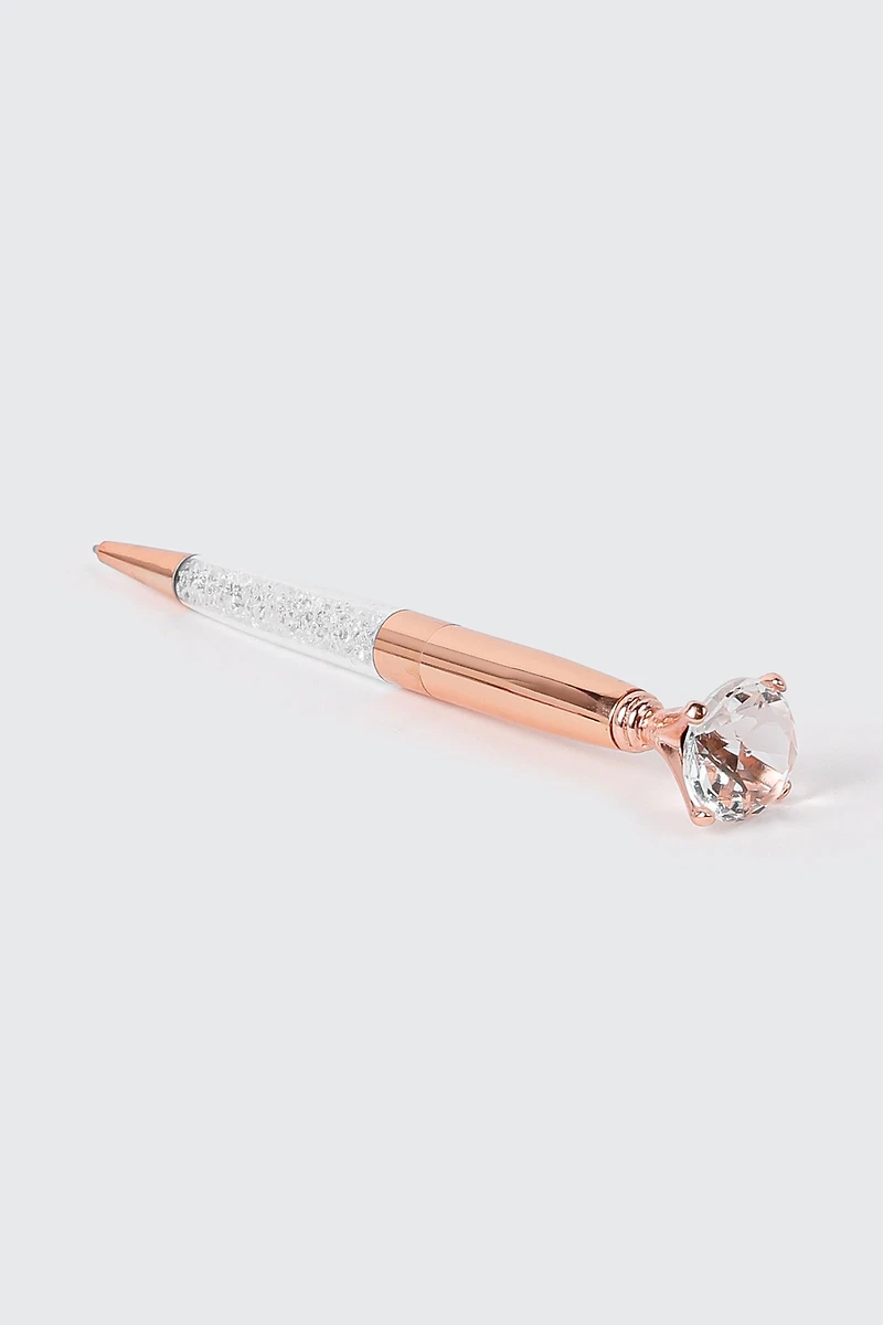 Crystal Topped Ballpoint Pen