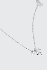 Collier croix en acier inoxydable 