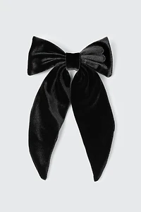 Velvet Bow Barrette