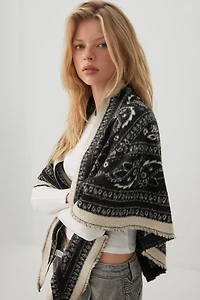 Paisley Brushed Shawl