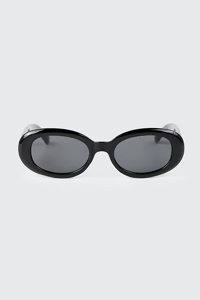 Chunky Oval Frame Sunglasses