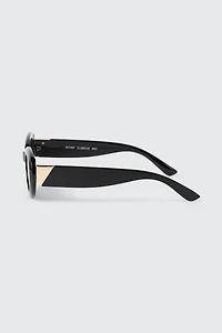 Chunky Oval Frame Sunglasses