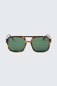 Thin Frame Aviator Sunglasses