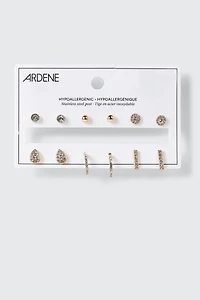 6-Pack Stone Earring Set