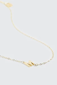 14K Gold Plated Initial Necklace