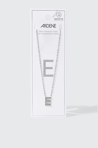 Stainless Steel Initial E Necklace