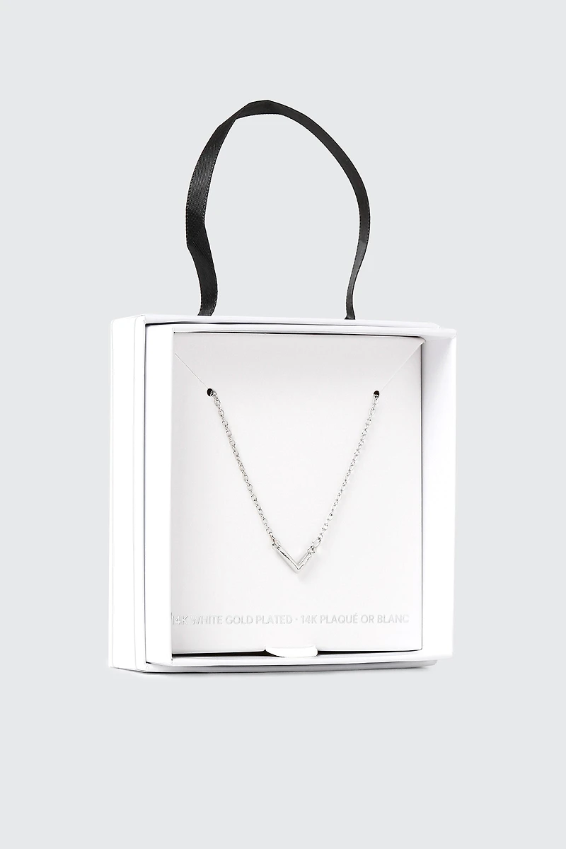 14K Gold Plated Initial L Necklace