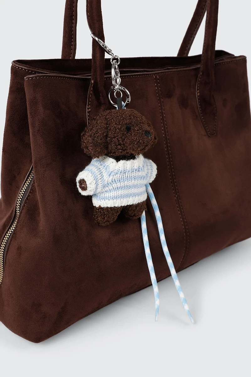 Plush Teddy Bear Keychain