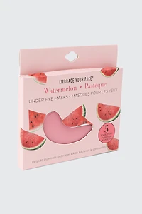 Lot de 5 masques contour des yeux au melon d'eau