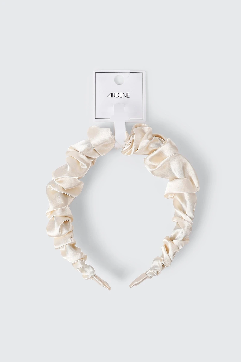 Ruched Satin Beauty Headband